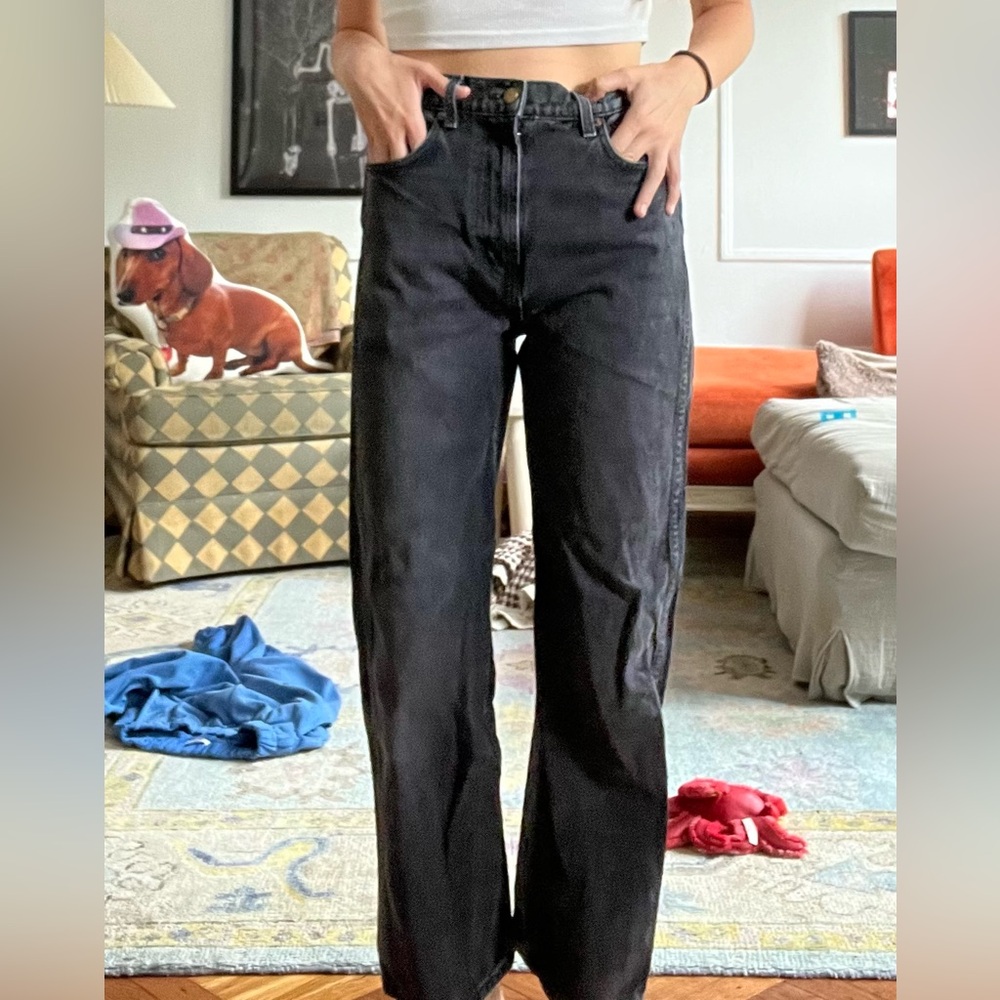 B SIDE WASHED OUT BLACK JEAN